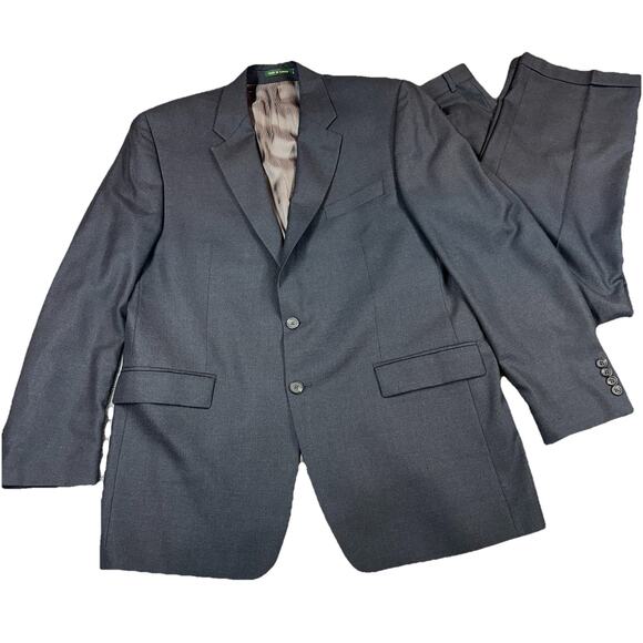 Lauren Ralph Lauren Other - Lauren Ralph Lauren 44L 38x31 Wool Suit Charcoal Gray 2 Button Made Canada
